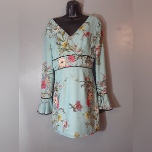 Angelique Long Sleeve Floral Dress